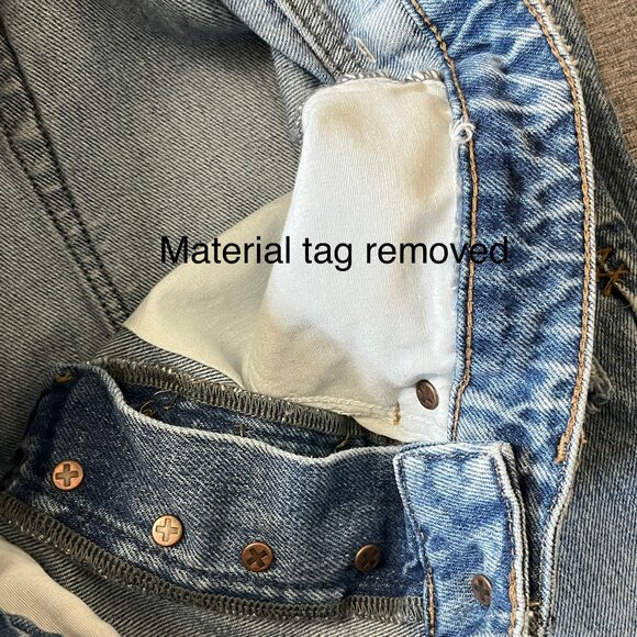 Ksubi Brooklyn Reversed Straight Leg Button Fly Jeans - Women's Size 28*28 - Picture 6 of 12